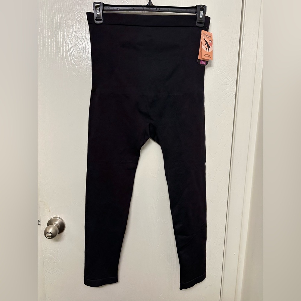 NWT Shapermint Black Shapewear High Wasted Leggings 2XL